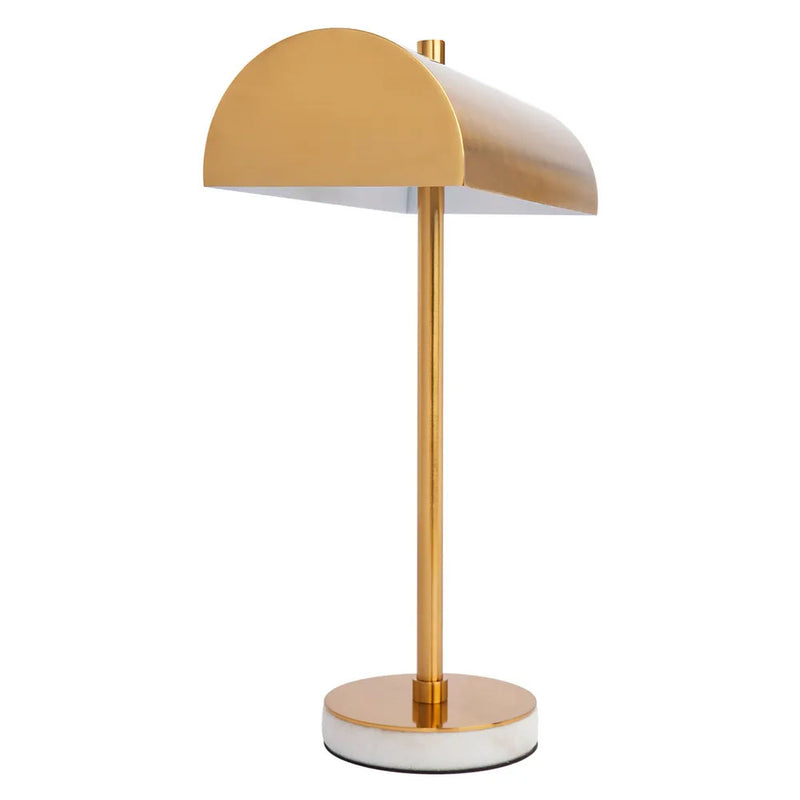 Hamlin Brushed Brass Desk Lamp - Notbrand