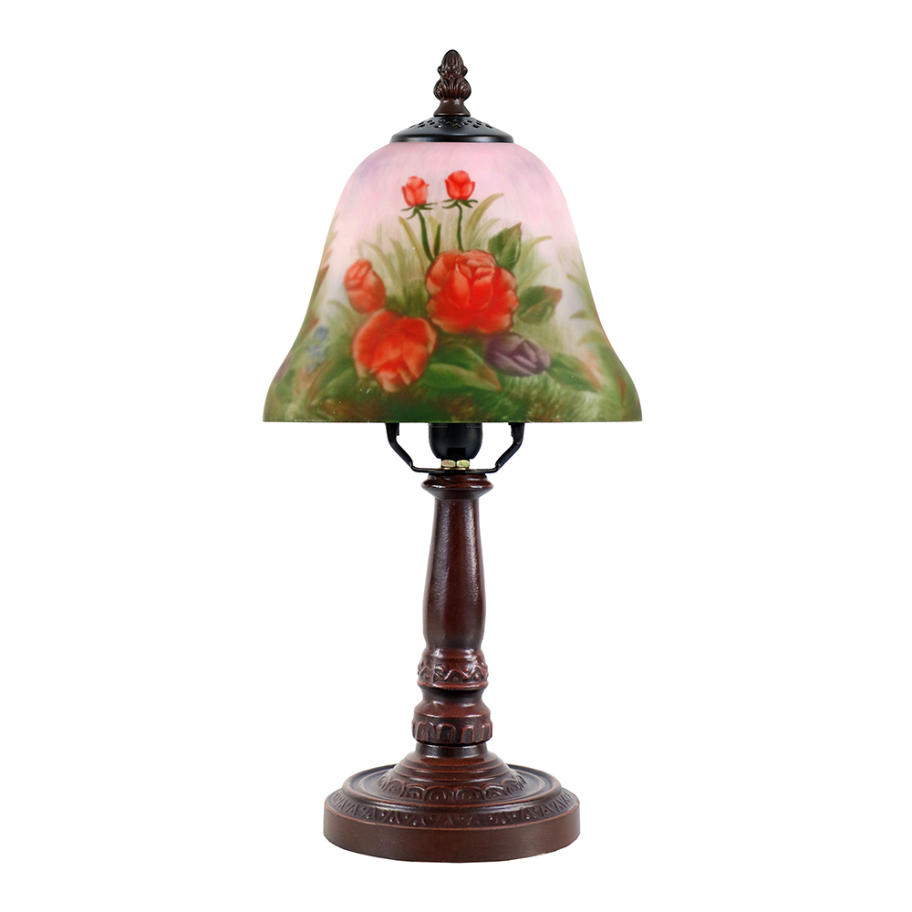Hand Painted Tiffany Style Small Table Lamp - Multi - Notbrand