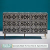 Handmade Bone Inlay 9 Drawers Wooden Sideboard floral pattern furniture, Chest of drawer, Bone inlay sideboard - Notbrand
