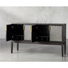 Bone Inlay Fish Scale Pattern Bar Cabinet Table - Notbrand