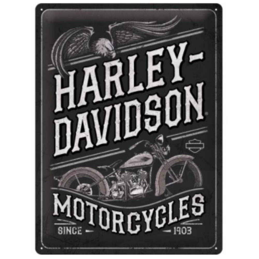 Harley-Davidson Large Sign - Motorcycles Eagle - Notbrand