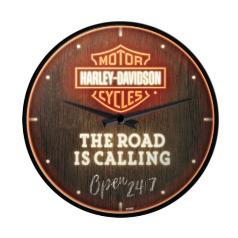 Harley-Davidson The Road is Calling -Wall Clock - NotBrand