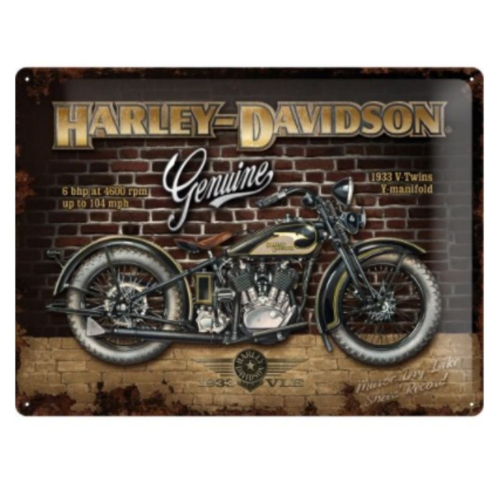Harley Brick Wall - Large Sign - NotBrand