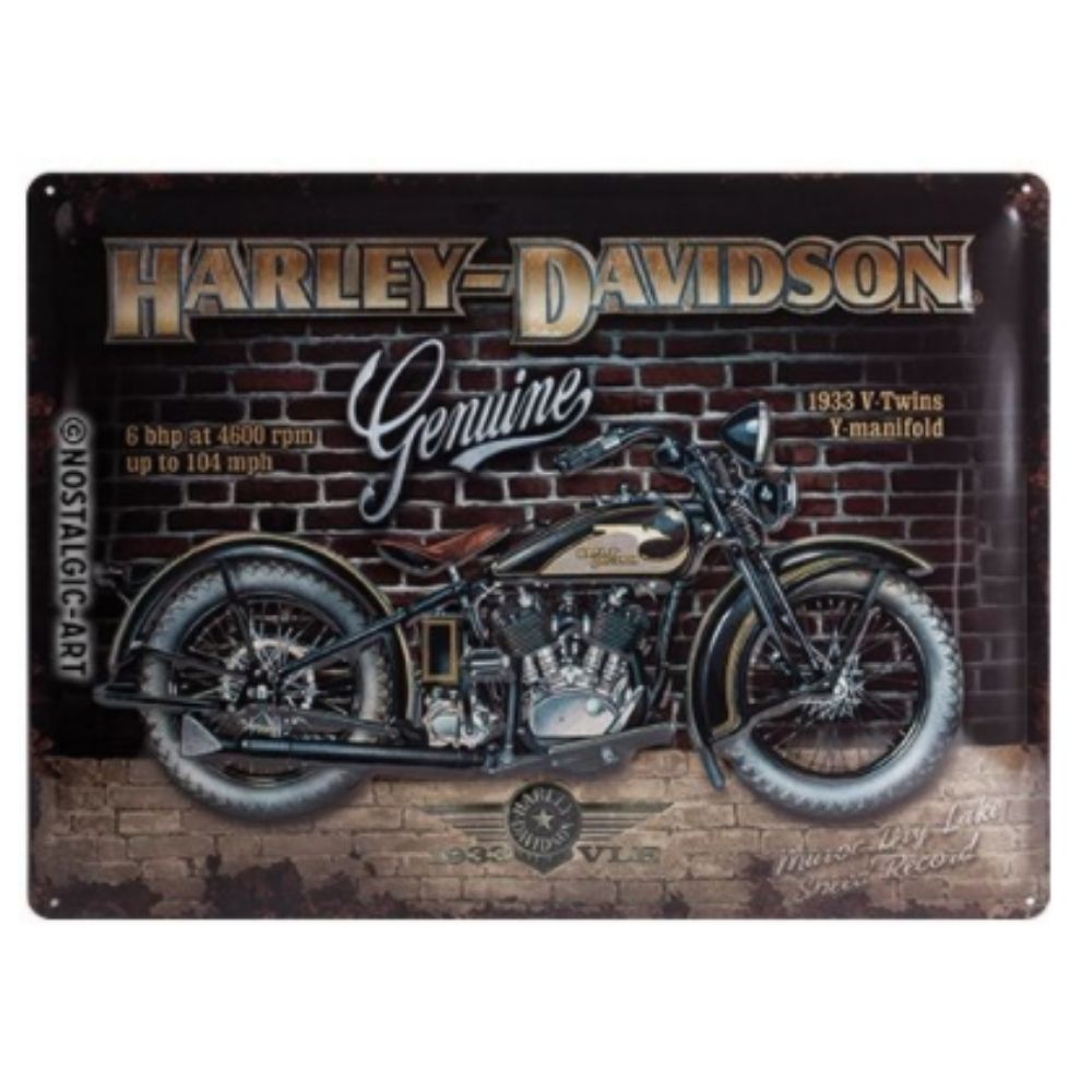 Harley Brick Wall - Large Sign - NotBrand