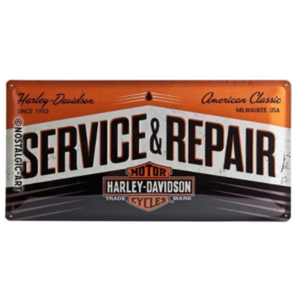 Harley Service & Repair Long Sign - NotBrand