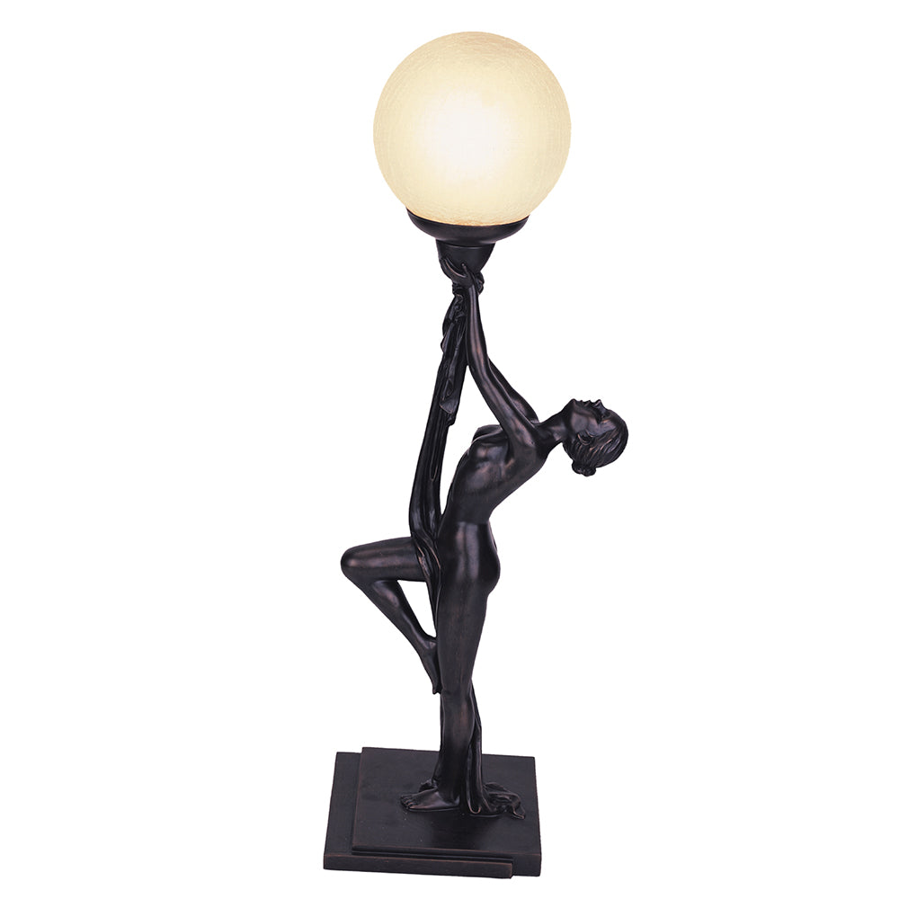 Haynes Lady Figurine Art Decor Table Lamp - Notbrand