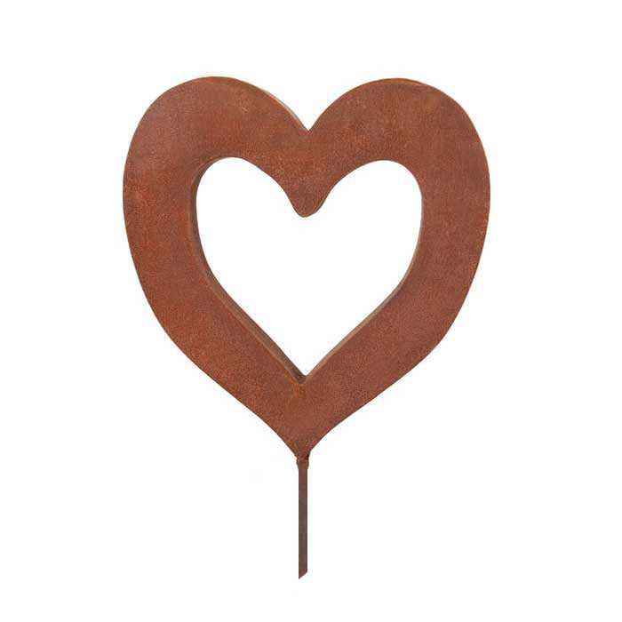 Heart Sculpture Rust - XL - NotBrand