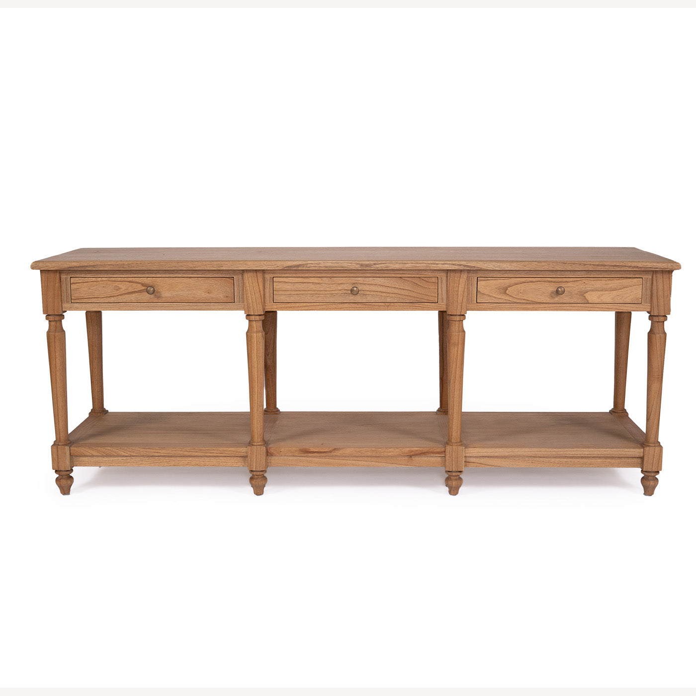 Herose Wooden Console Table With 3 Drawer - 200cm - Notbrand