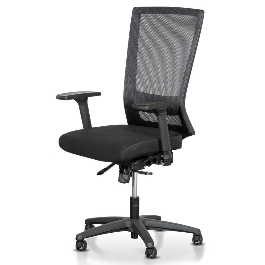 High Back Mesh Office Chair - Black - Notbrand