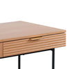 Abley 2 Drawer Wooden Desk - Dark Oak - Notbrand