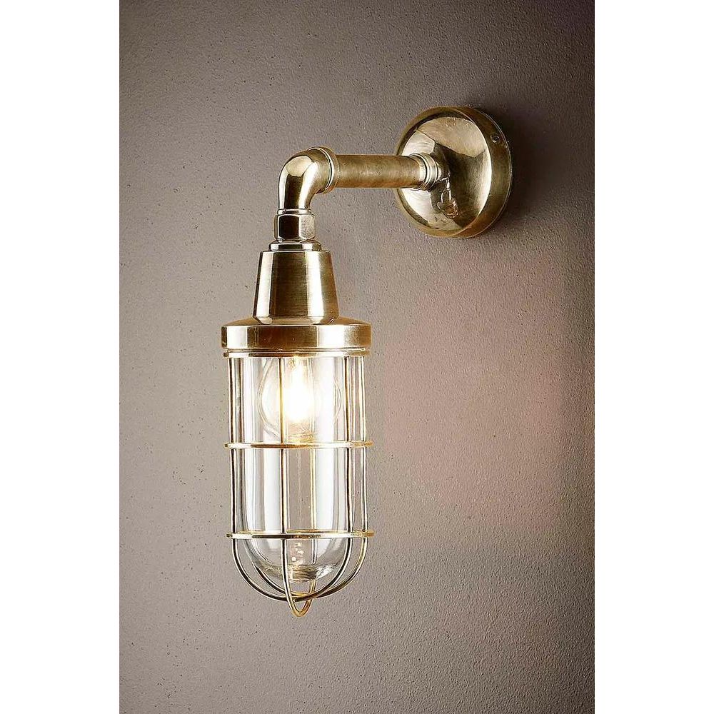 Starboard Outdoor Wall Light - Antique Brass - Notbrand