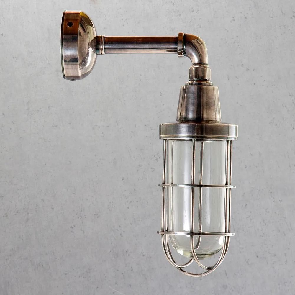 Starboard Outdoor Wall Light - Antique Silver - Notbrand