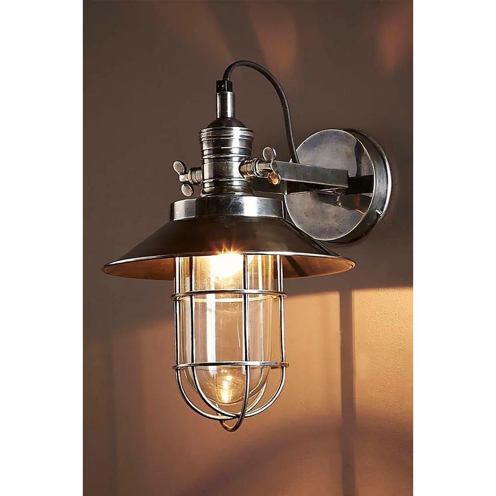 Maine Wall Light - Antique Silver - Notbrand