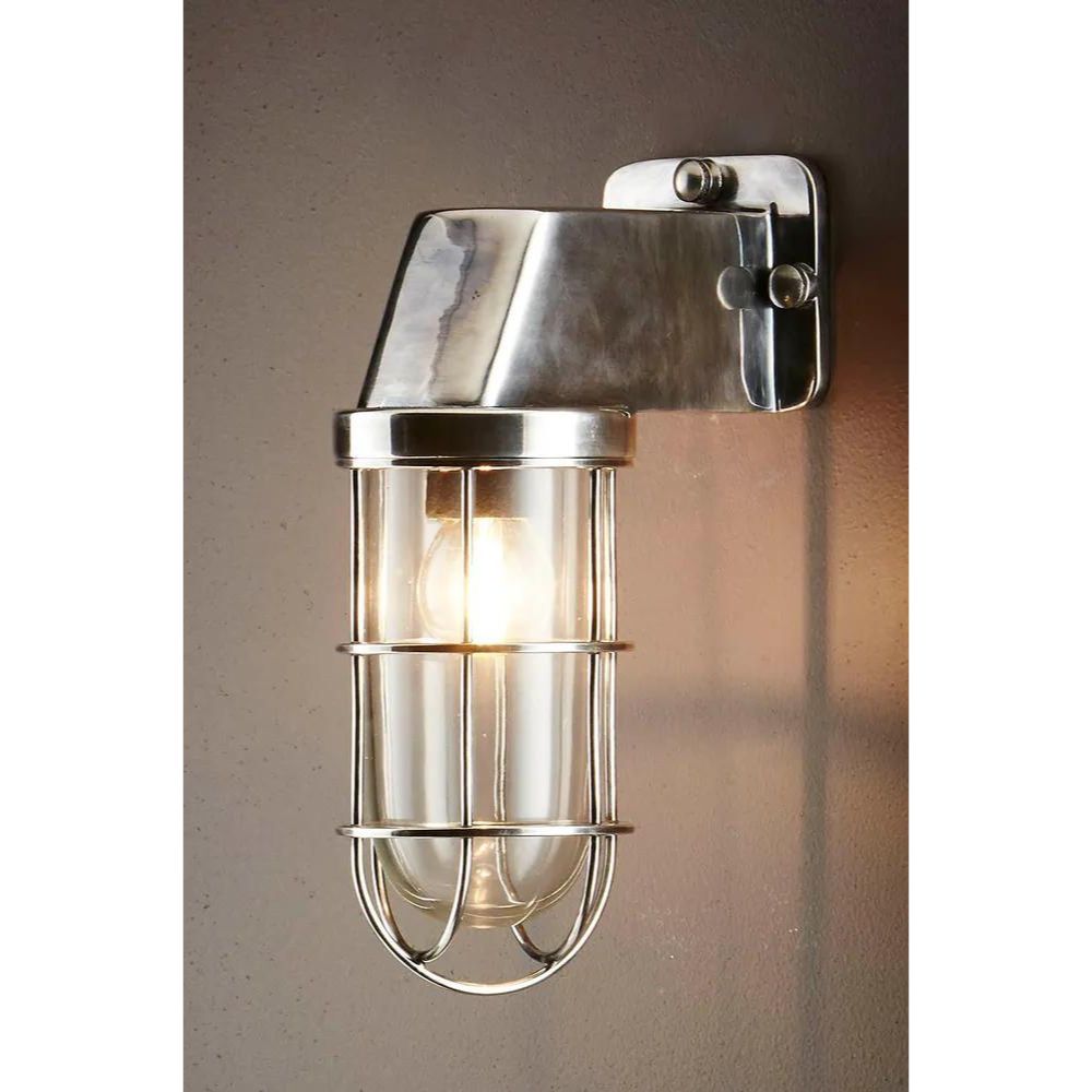 Royal London Outdoor Wall Light - Antique Silver - Notbrand