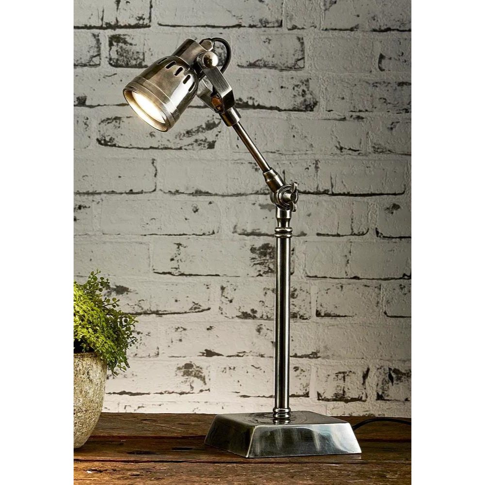 Seattle Desk Lamp - Antique Silver - Notbrand
