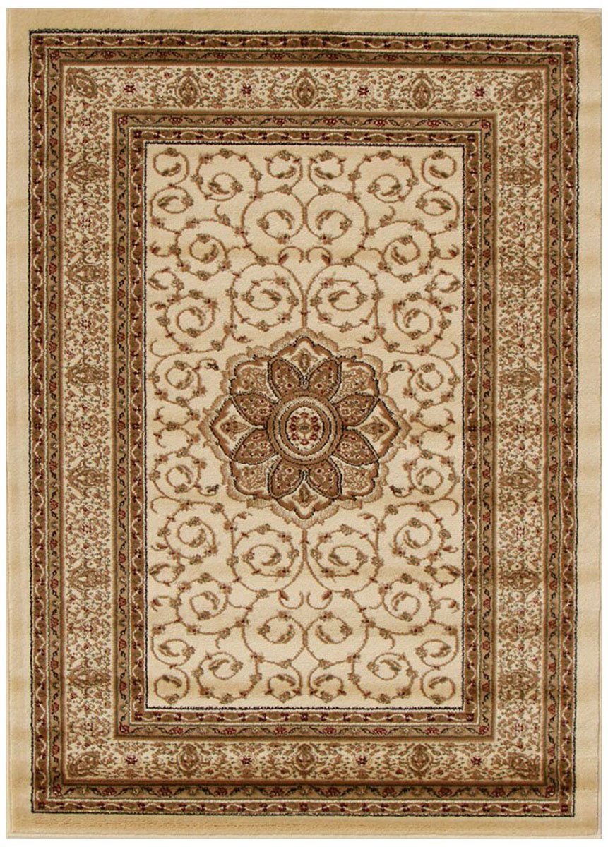 Istanbul Collection Medallion Classic Pattern Ivory Rug - Notbrand