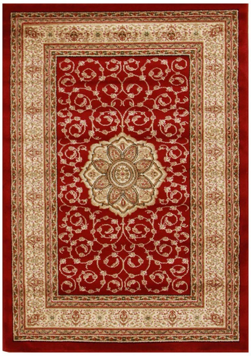 Istanbul Collection Medallion Classic Pattern Red Rug - Notbrand