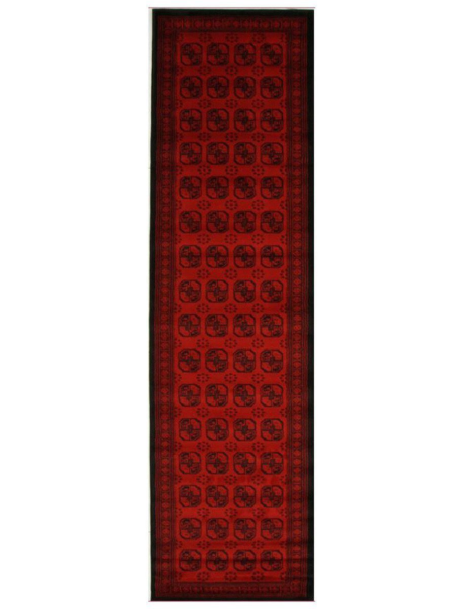 Istanbul Collection Classic Afghan Pattern Red Rug - Notbrand