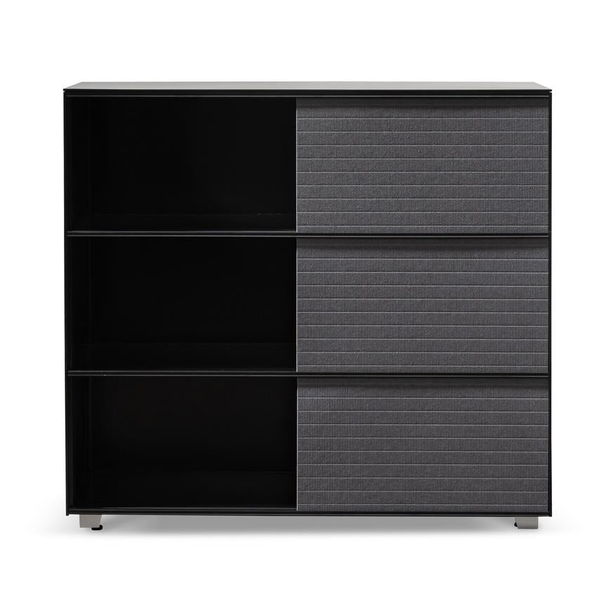 Kaegis Inter-layered Storage Cabinet - Black - Notbrand