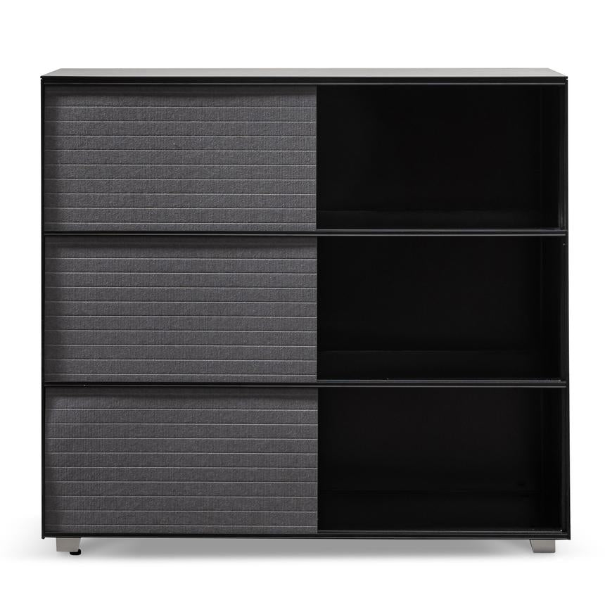 Kaegis Inter-layered Storage Cabinet - Black - Notbrand