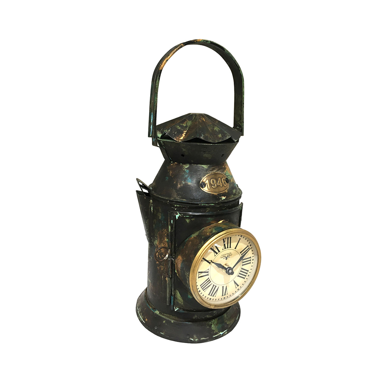 Iron Railway Lantern Table Clock - Notbrand