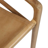 Jasper Teak Wooden Chair - Brown - Notbrand