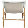 Jasper Teak Wooden Chair - White - Notbrand