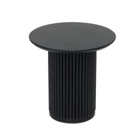 Jifen Solid Teak Side Table - Black - Notbrand