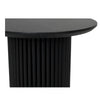 Jifen Solid Teak Side Table - Black - Notbrand