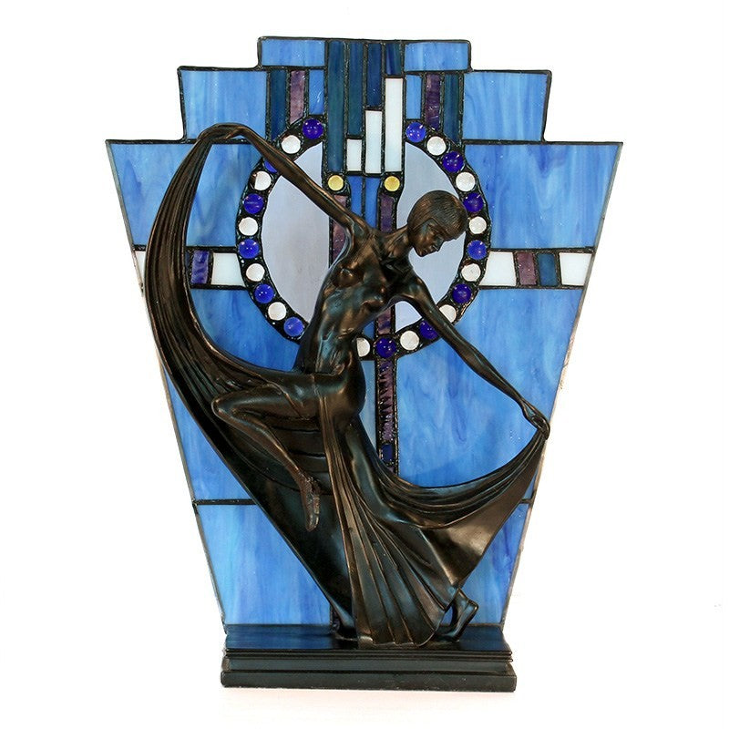 Joiada Art Deco Lady Figurine Table Lamp - Range - Notbrand