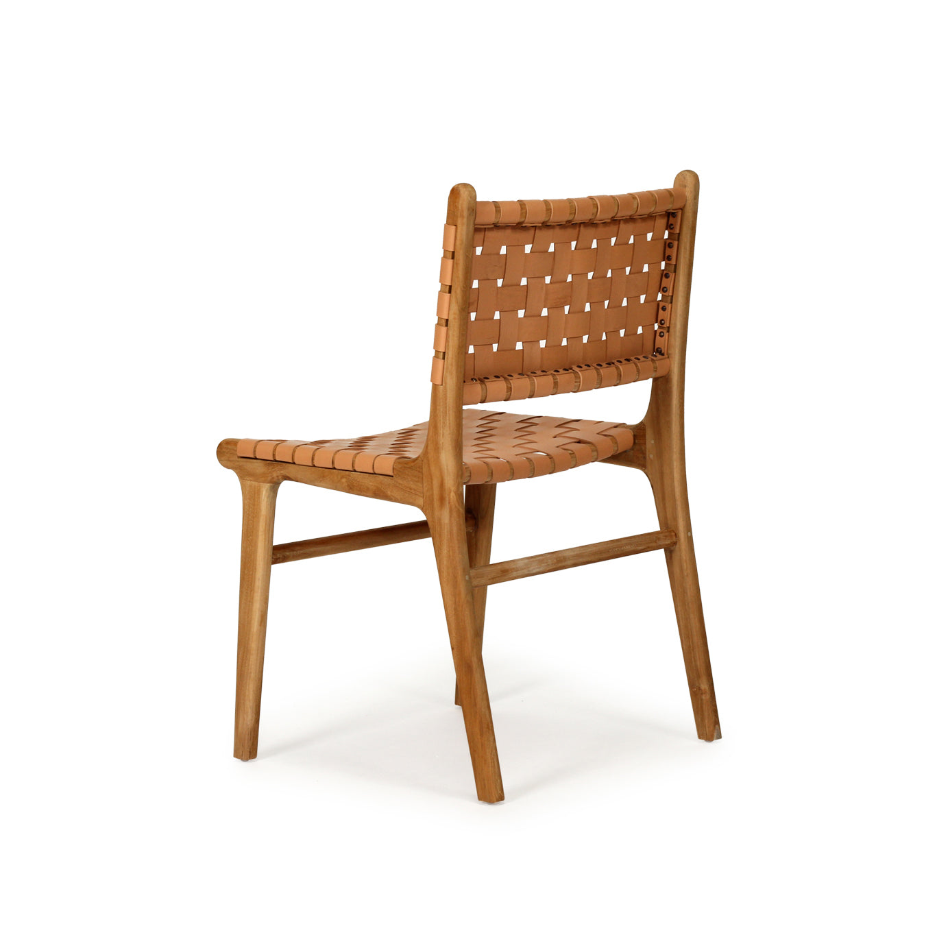 Jubilee Woven Leather Dining Chair - Natural - Notbrand