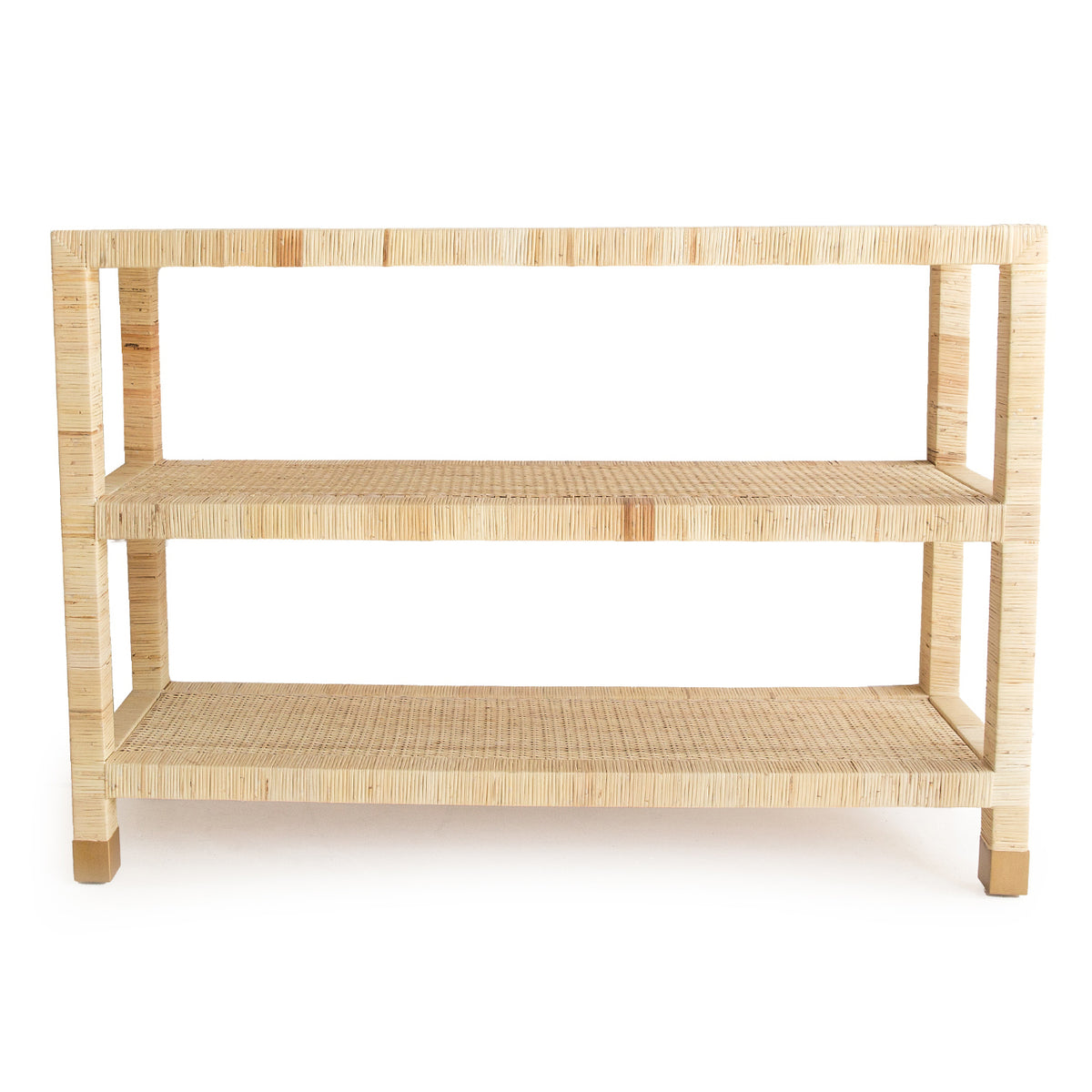 Justus Rattan Open Console Table - Notbrand