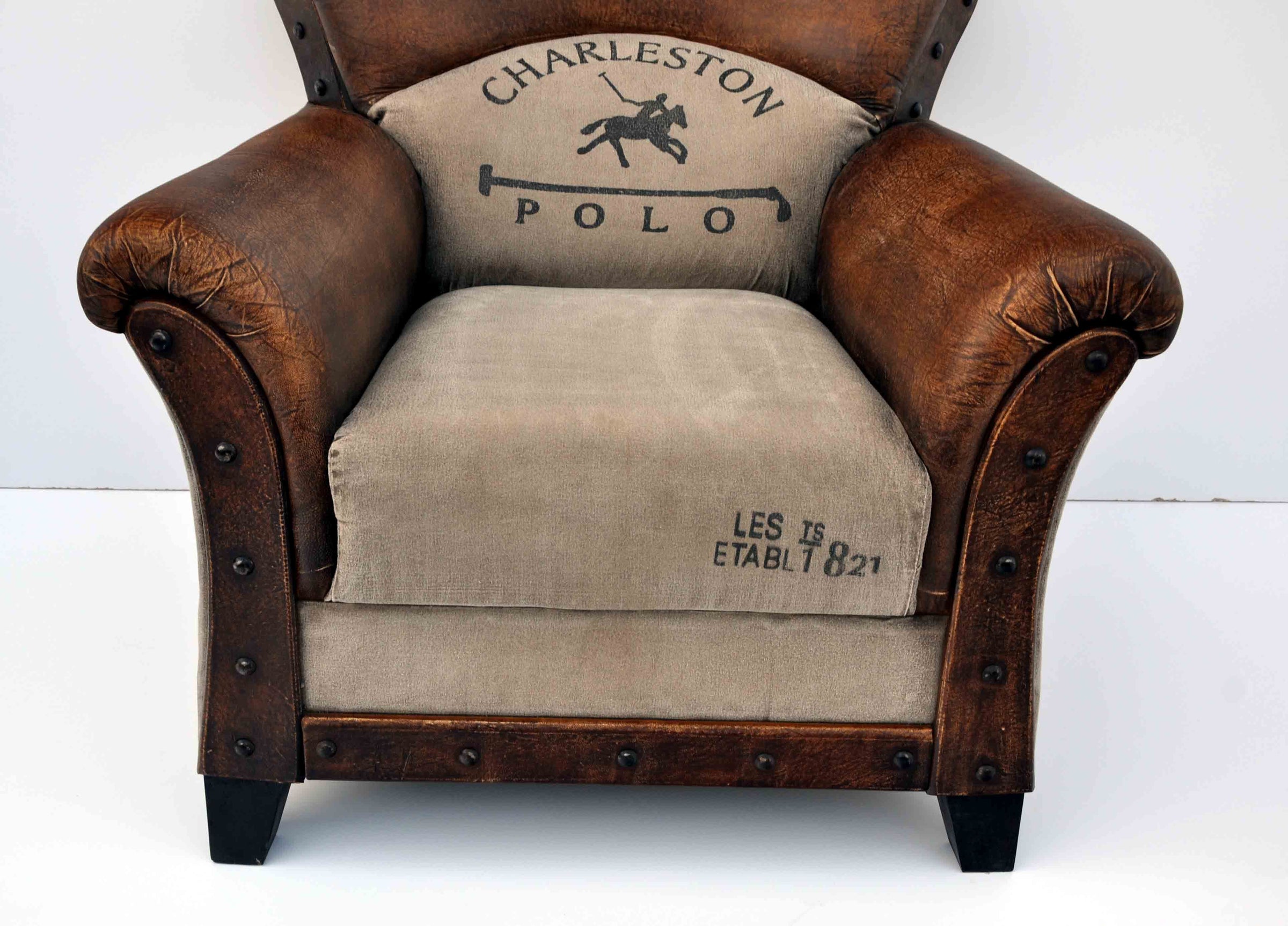 Charleston Polo Vintage Arm Chair - Notbrand