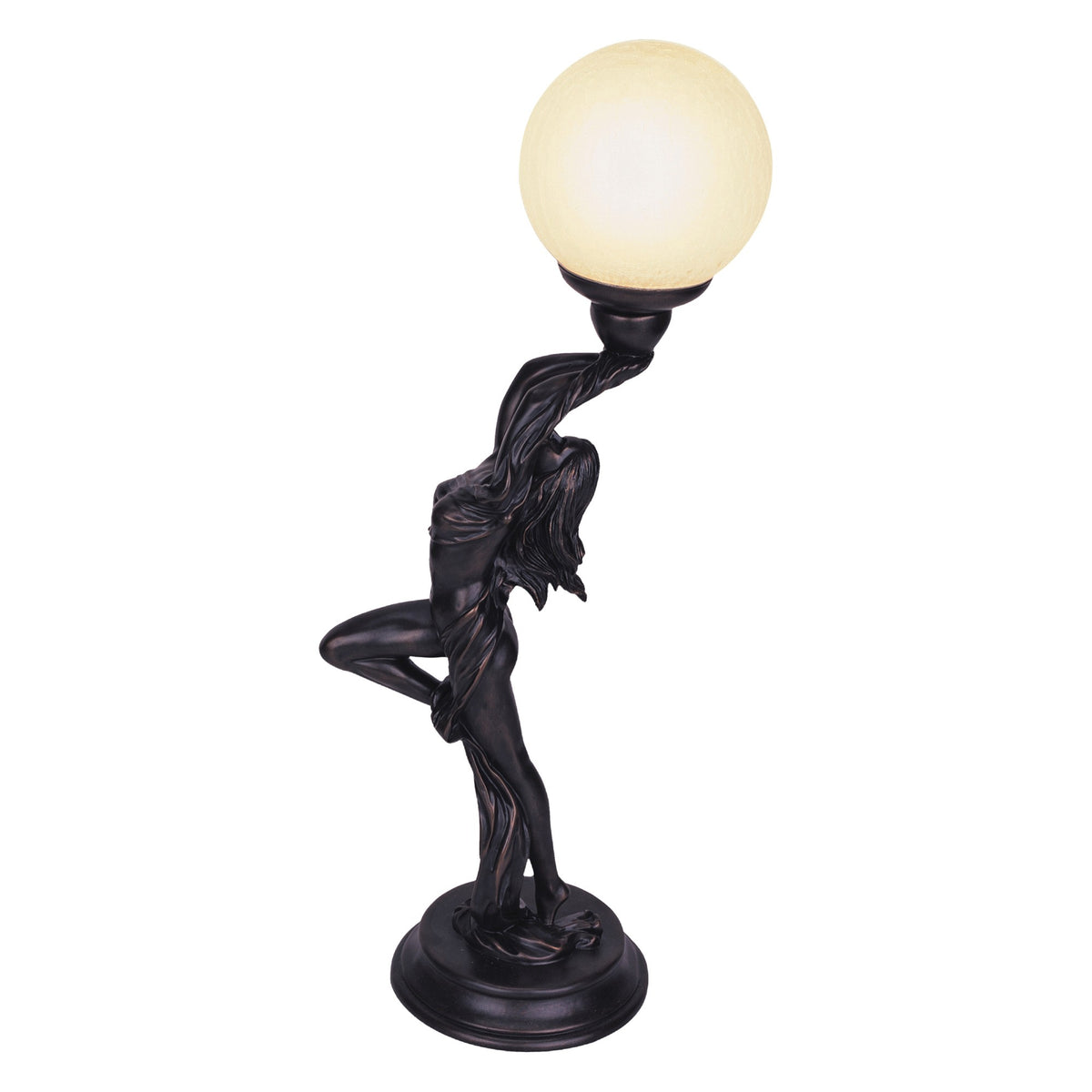 Karla Lady Figurine Art Decor Table Lamp - Notbrand
