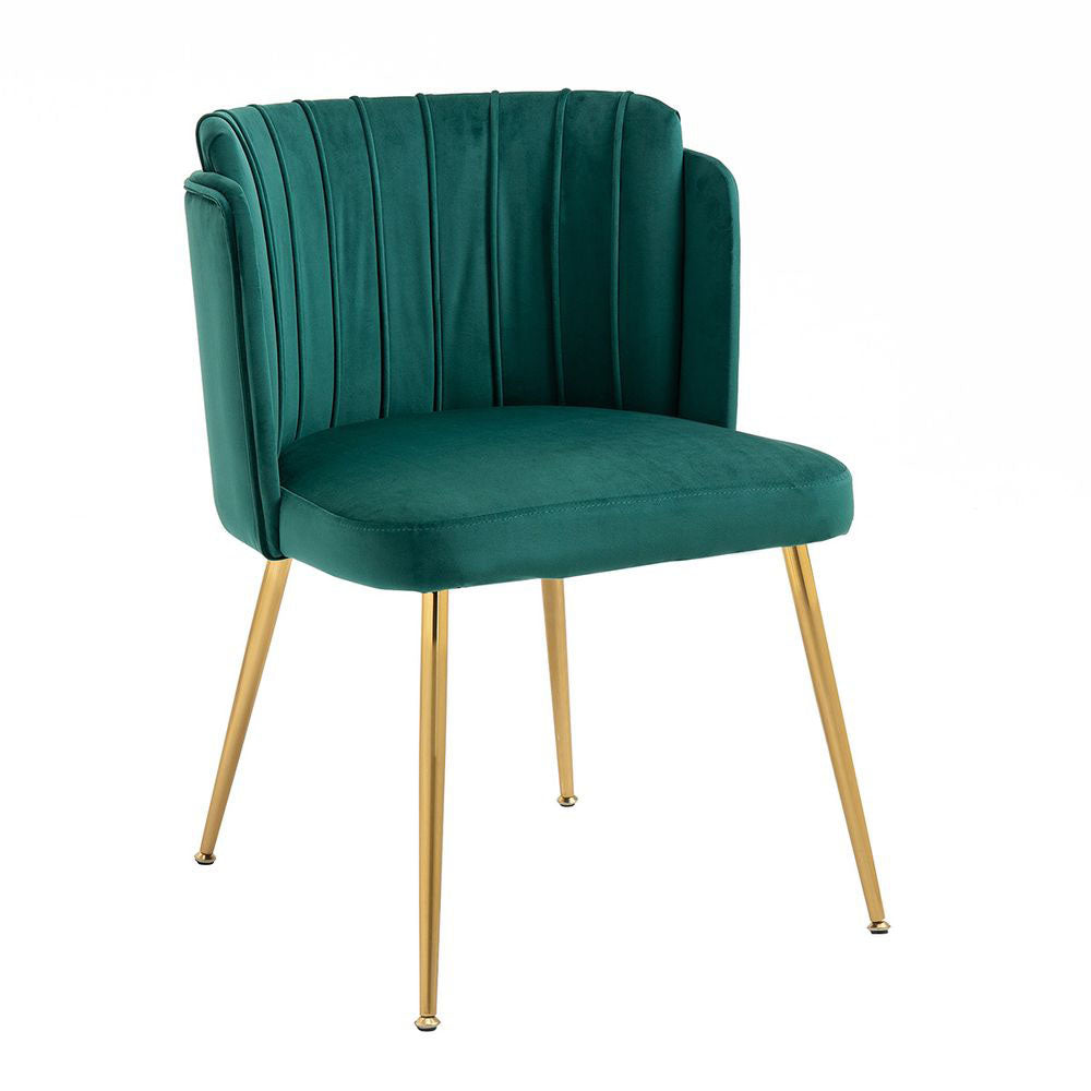 Kiama Velvet Dining Chair - Juniper Green - Notbrand