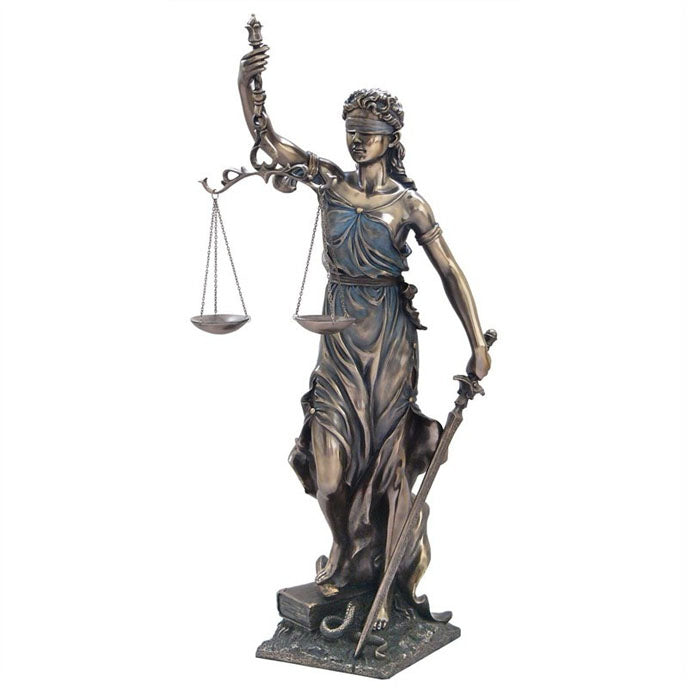 La Justicia - Goddess Of Justice Bronze Figurine Large - Notbrand