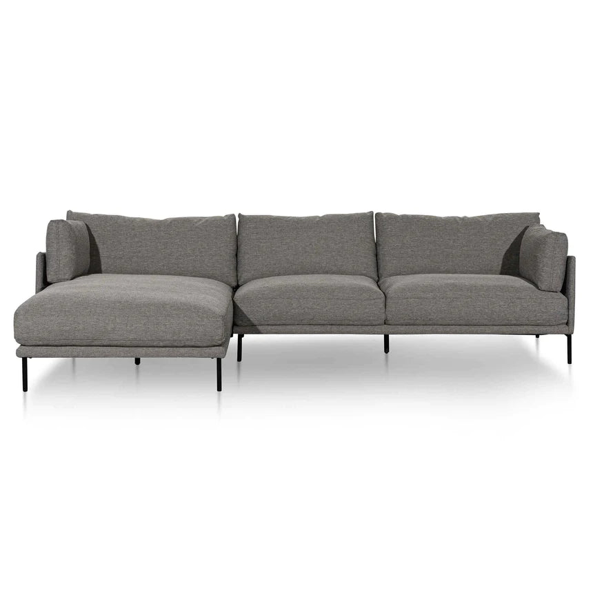 Emilis-4-seater-left-chaise-fabric-sofa-graphite-grey-Notbrand-1