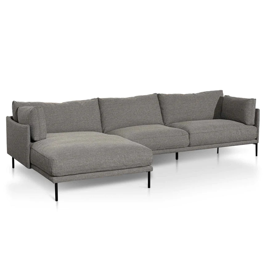 Emilis-4-seater-left-chaise-fabric-sofa-graphite-grey-Notbrand-2