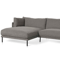 Emilis-4-seater-left-chaise-fabric-sofa-graphite-grey-Notbrand-4