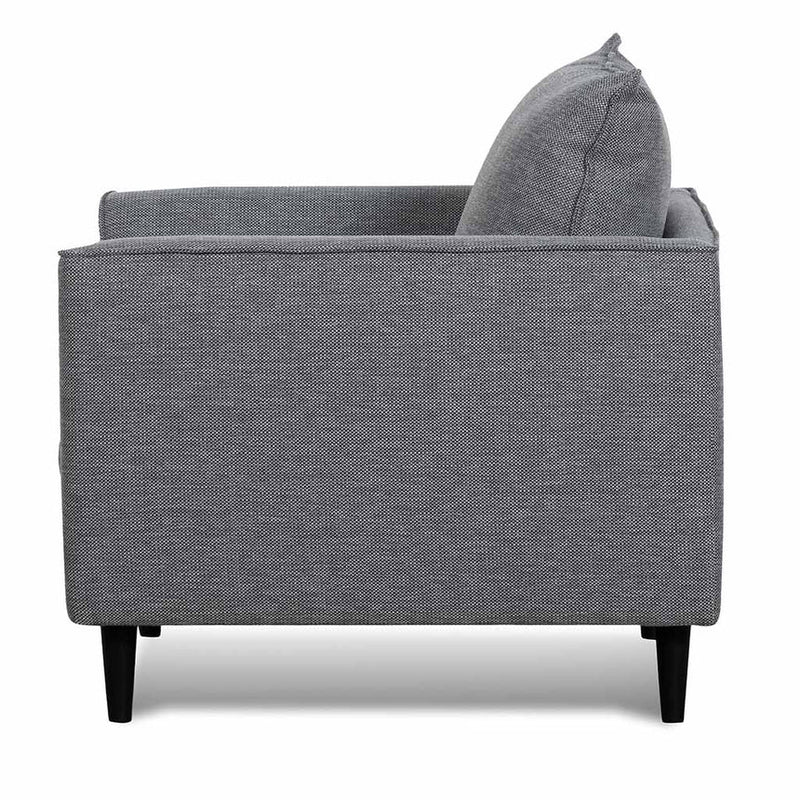 Jelen Fabric Armchair - Graphite Grey - Notbrand