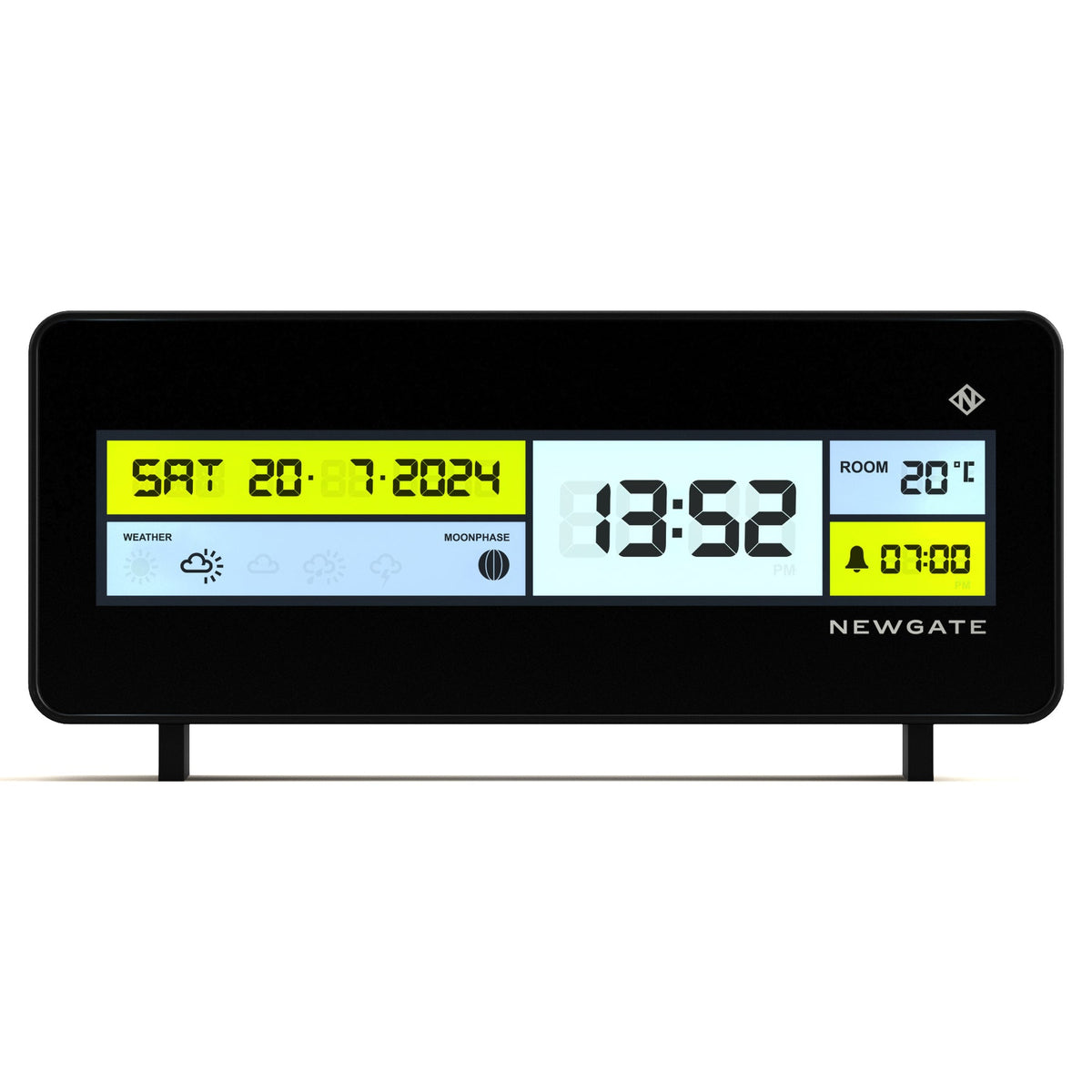 Newgate Futurama Lcd Alarm Clock Black Case  - Black Lens - Notbrand
