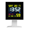 Newgate Monolith Lcd Alarm Clock - White - Notbrand