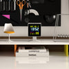 Newgate Monolith Lcd Alarm Clock - White - Notbrand