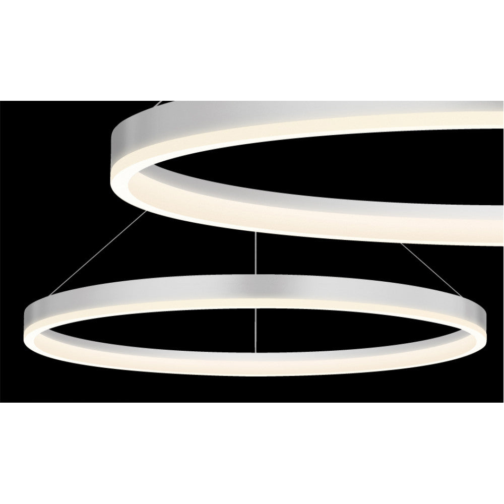 Betrix Aluminum Ring LED Pendant - 45cm - Notbrand