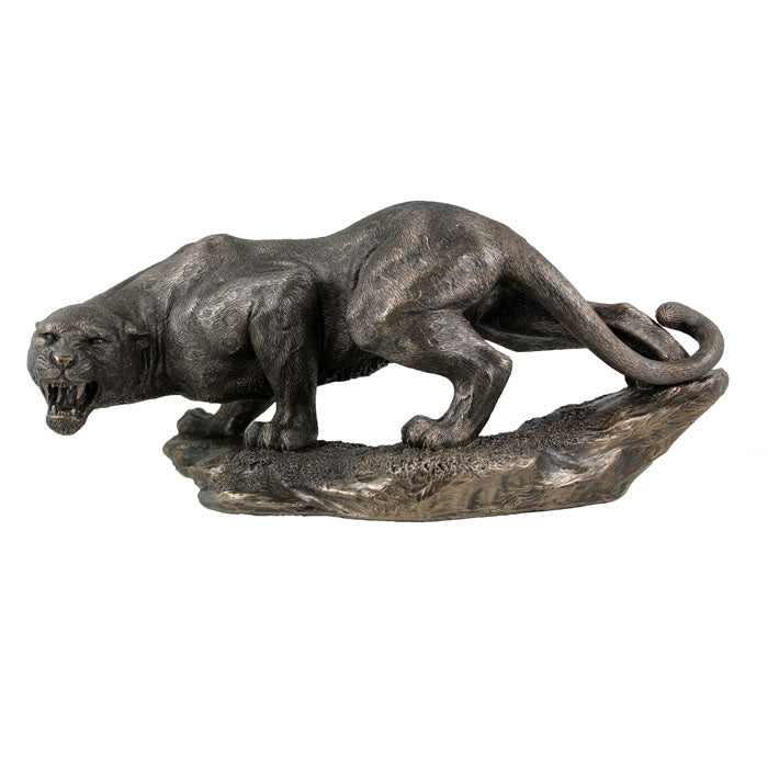 Leopard Howling Bronze Figurine - Notbrand