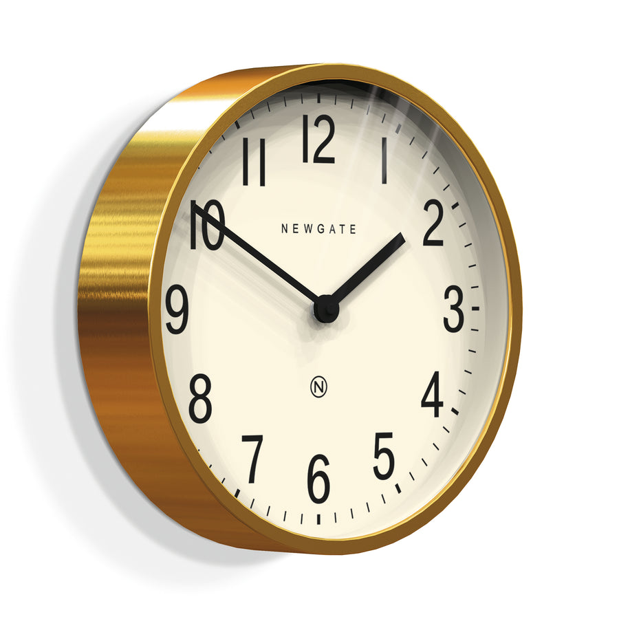 Newgate Master Edwards Radial Clock - Brass - Notbrand