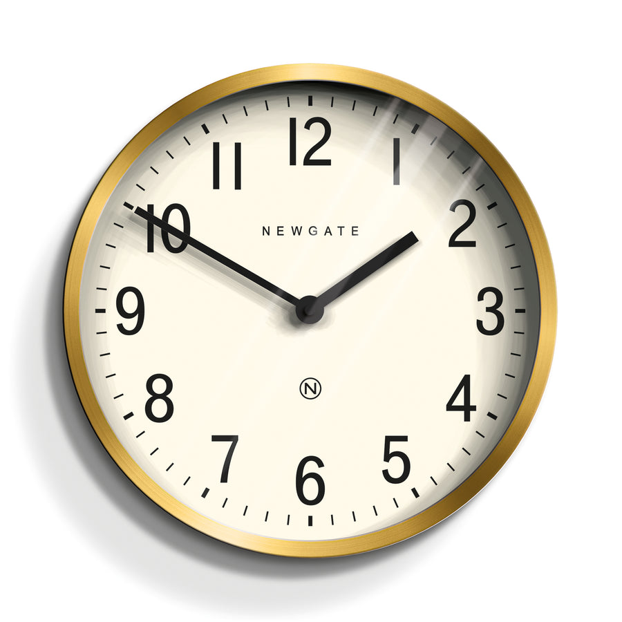 Newgate Master Edwards Radial Clock - Brass - Notbrand