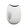 Alyssum Lacquer White Feather Vase - Notbrand