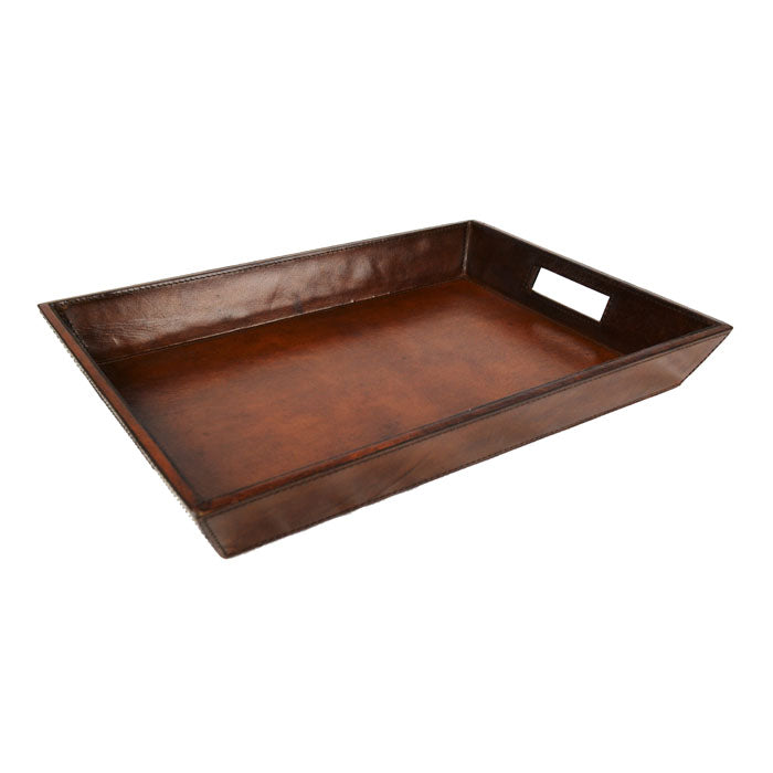 Beck Tan Leather Tray - Notbrand