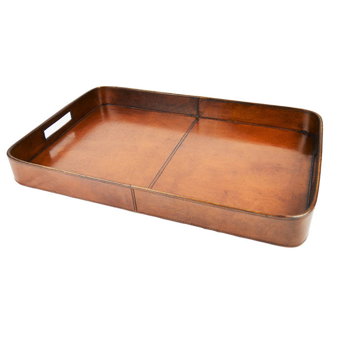 Sixpenny Tan Leather Tray - Notbrand